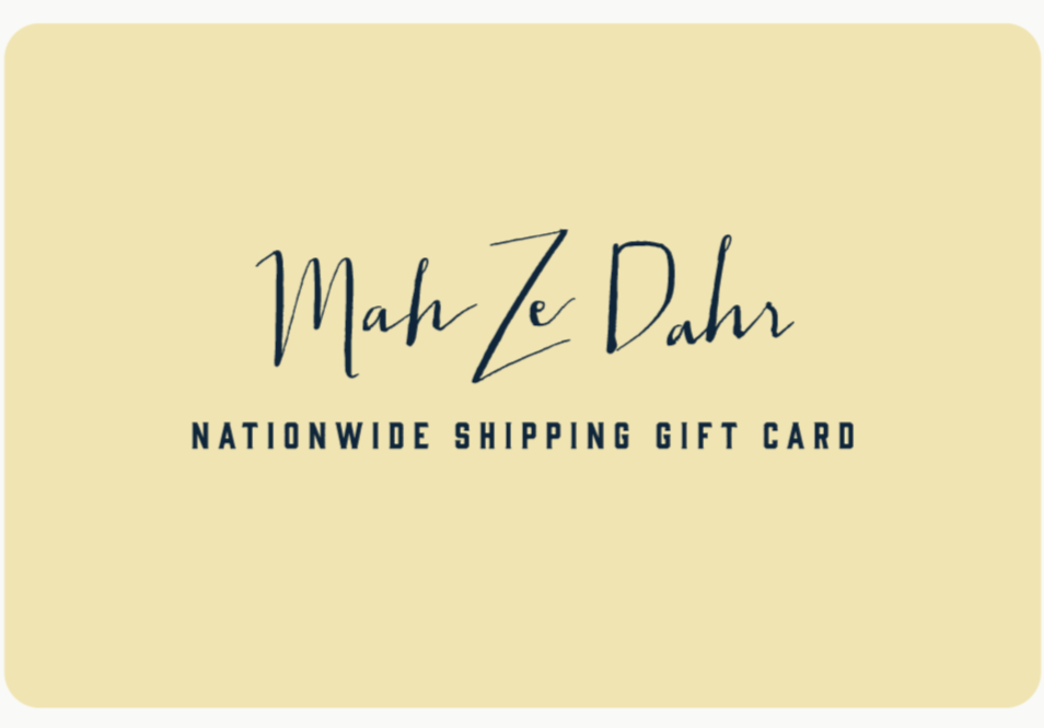 Nationwide Shipping Gift Card